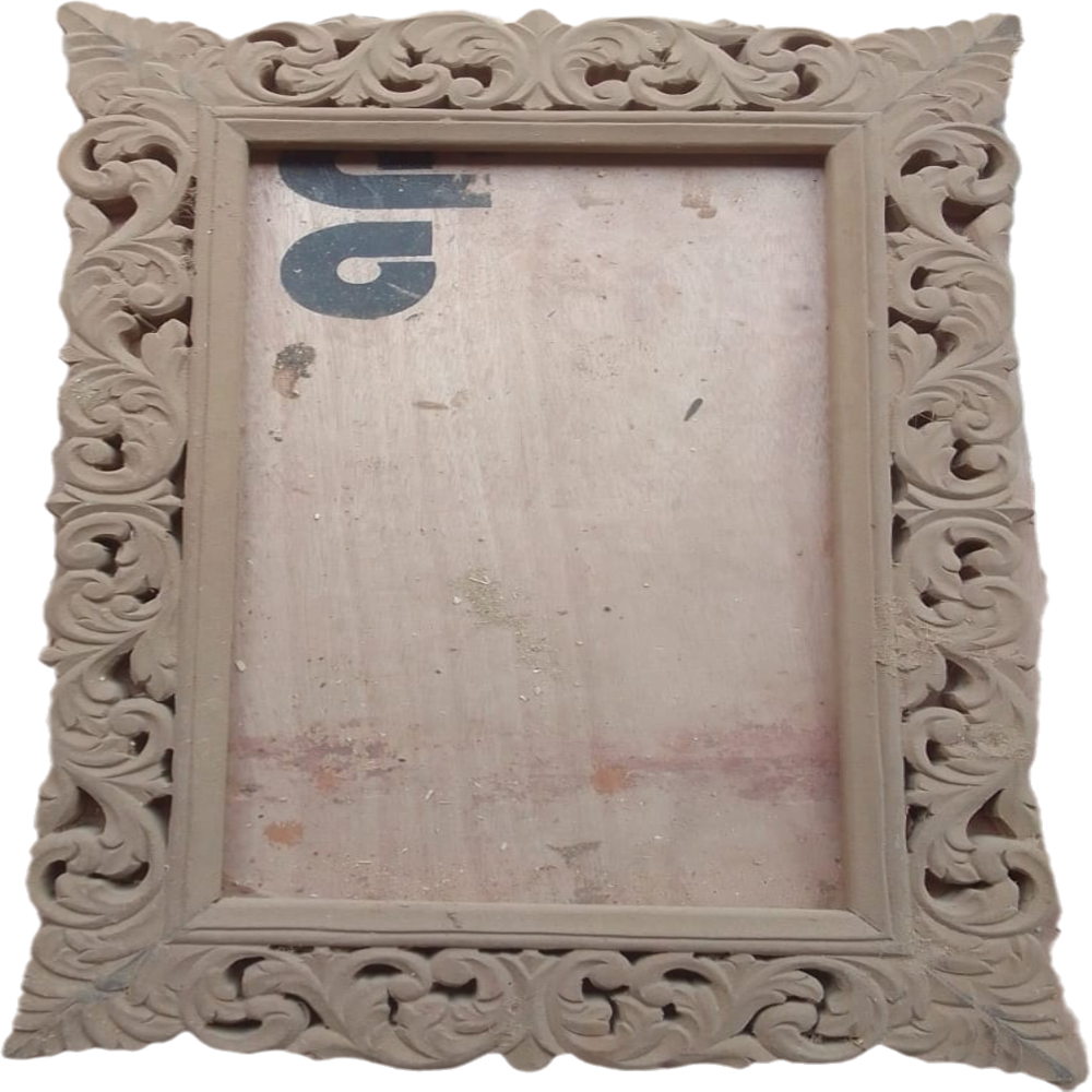 Carving Frame - Color: Brown