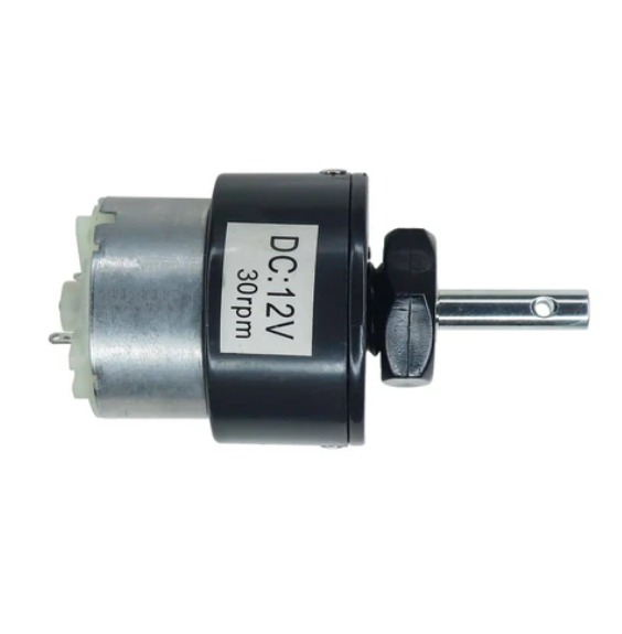 Gear Motor 12V 30RPM  Centre Shaft DC Geared Motor Heavy Duty Motor for Robotics
