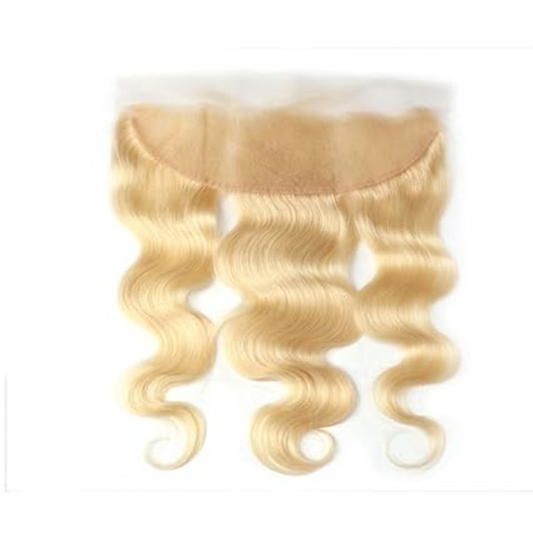 Blonde 13x6 HD Lace Transparent Frontal Sew In Weave Human Hair Extensions Vendor