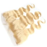 Remy Brazilian Wavy Hair  Natural Human Lace Front Blonde Hair Body Wave Style Free