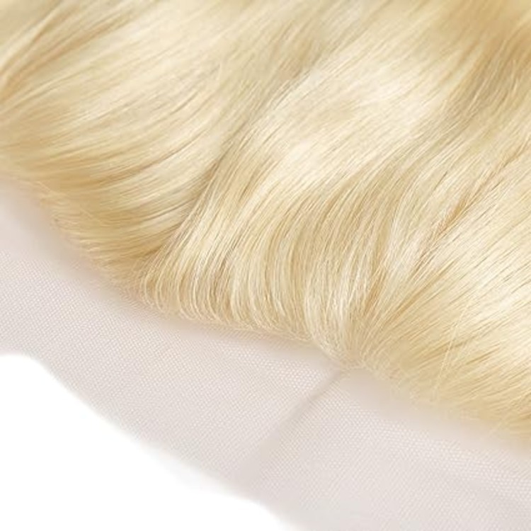 Remy Brazilian Wavy Hair  Natural Human Lace Front Blonde Hair Body Wave Style Free