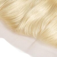 Remy Brazilian Wavy Hair  Natural Human Lace Front Blonde Hair Body Wave Style Free
