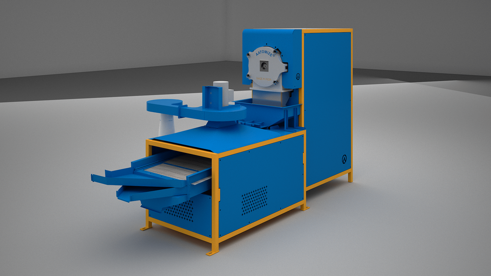 Heavy Duty 10HP Single Chamber Daliya Processing Machine