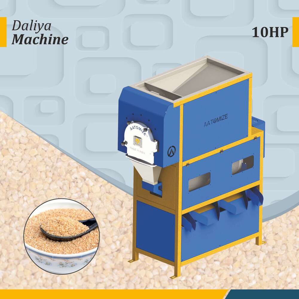 Heavy Duty 10HP Single Chamber Daliya Processing Machine