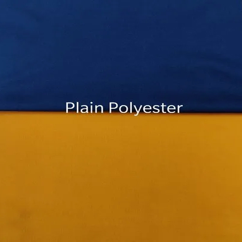 सादा पॉलीएस्टर इंटरलॉक कपड़ा