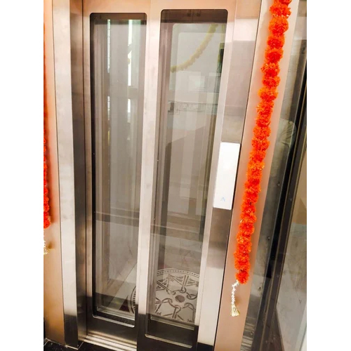 Single Phase Residential Passenger Elevator - Material: Stainless Steel
