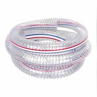 Anti Static Thunder Spring Hose Copper Wire - Color: Transparent