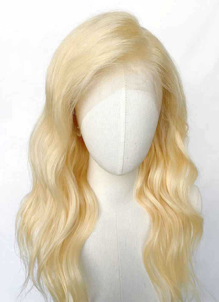 Blonde 13x4 Lace Frontal Wig Human Hair 24Inches 180% Density Wholesale Supplier