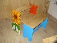 2 Seater Desk - Color: Multi Color