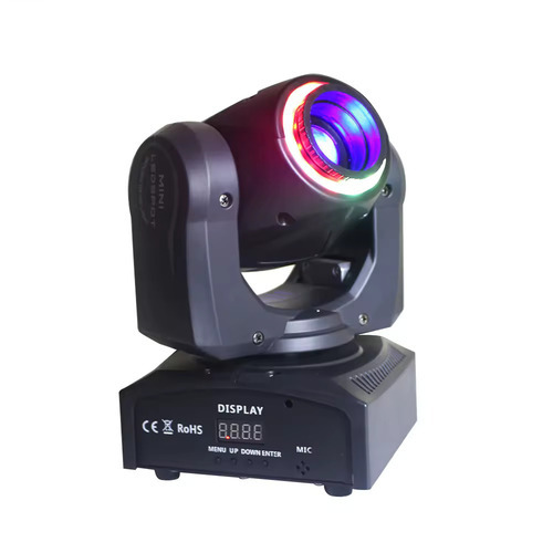 SW LED Spot Moving Head - 60W Beam with RGB LED Ring