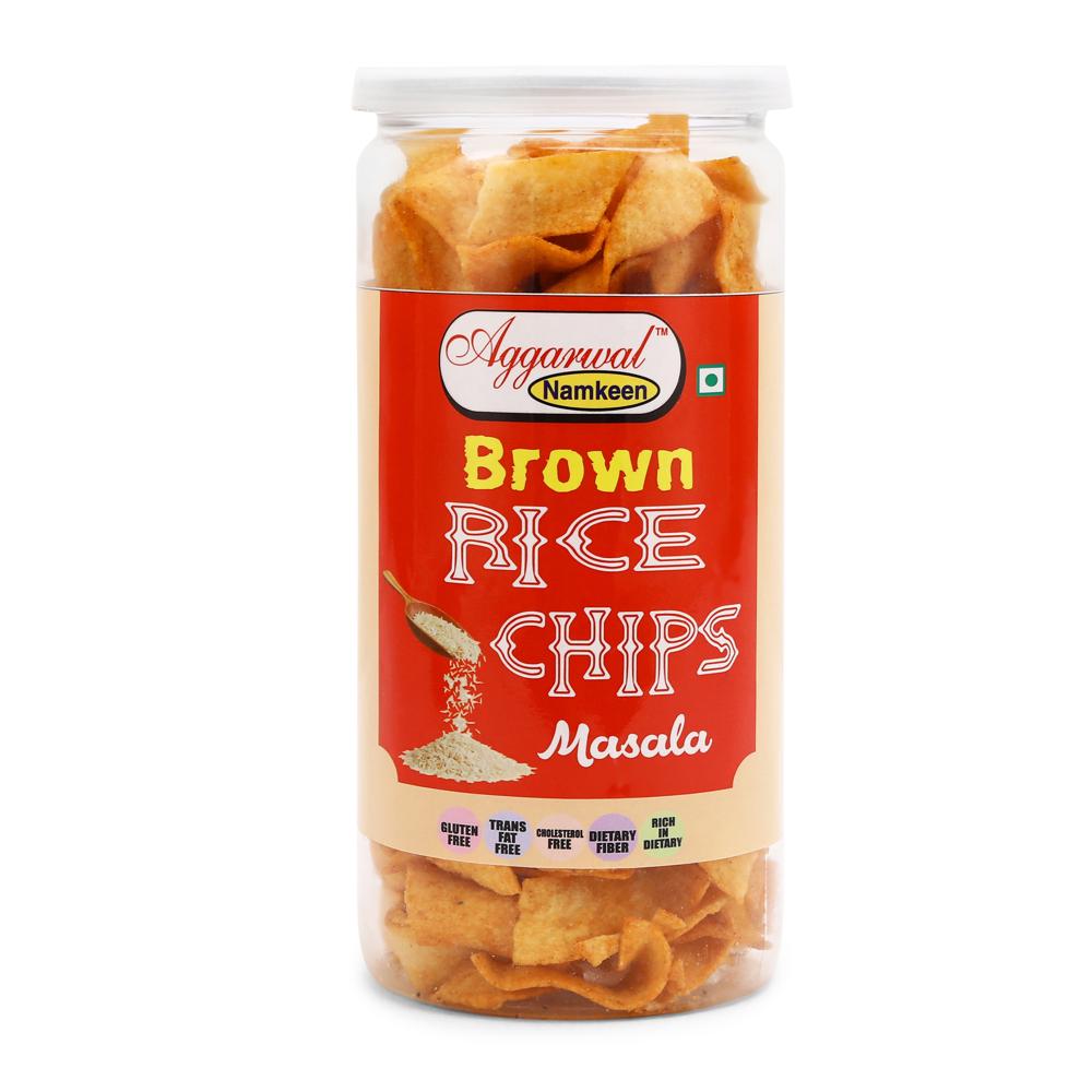 Brown Rice Masala Chips