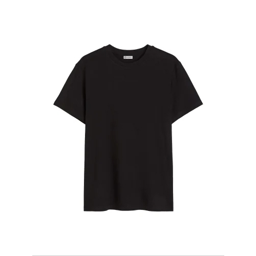 Plain Cotton Black T Shirt