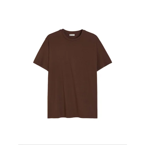 Plain Cotton Brown T Shirt