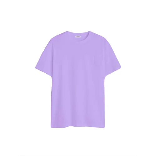 Plain Cotton Lavender T Shirt