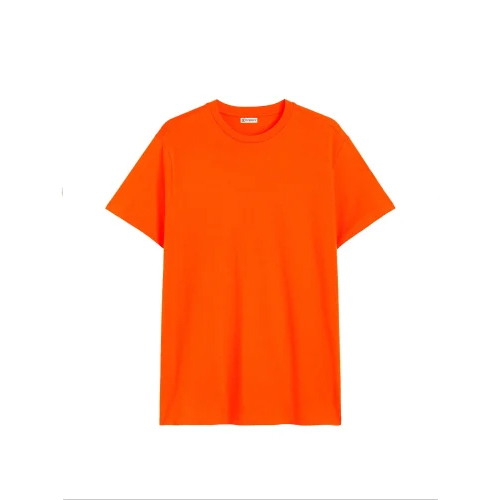 Plain Cotton Orange T Shirt - Design: Standard