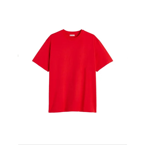 Plain Cotton Red T Shirt