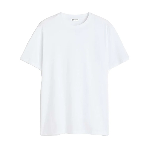 Plain Cotton White T Shirt
