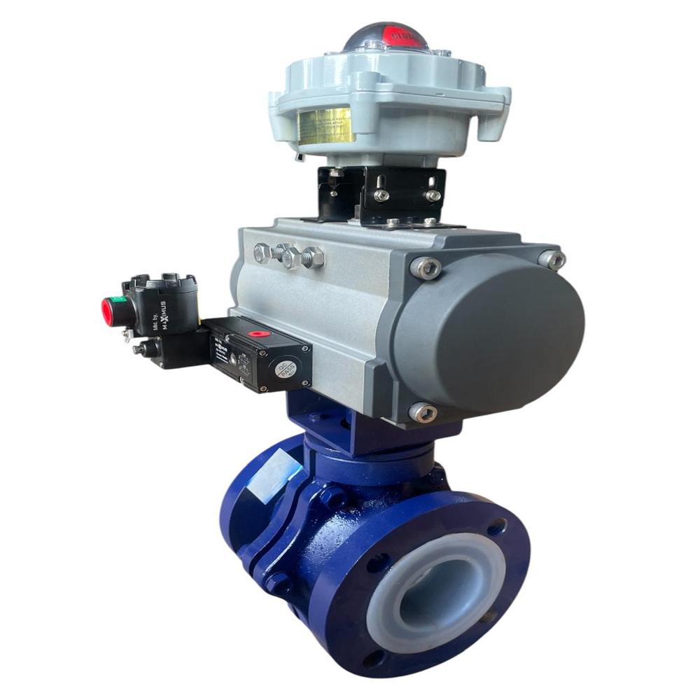 PTFE Full Port Lined Ball Valve