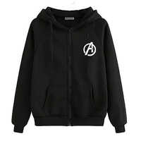 Printed Black Hoodie - Design: Standard
