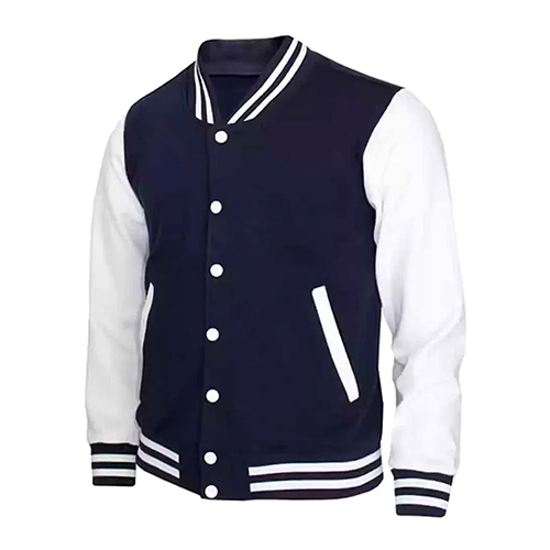 Mens Zipper Varsity Jacket