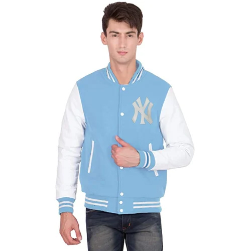 Mens Polyester Varsity Jacket