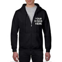 Corporate Cotton Zipper Jacket - Age Group: Adult Unisex