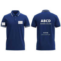 Corporate College Polo Collar Neck T Shirt - Age Group: Adult Unisex