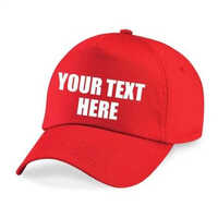 Custom Printed Cap - Age Group: Adult-unisex