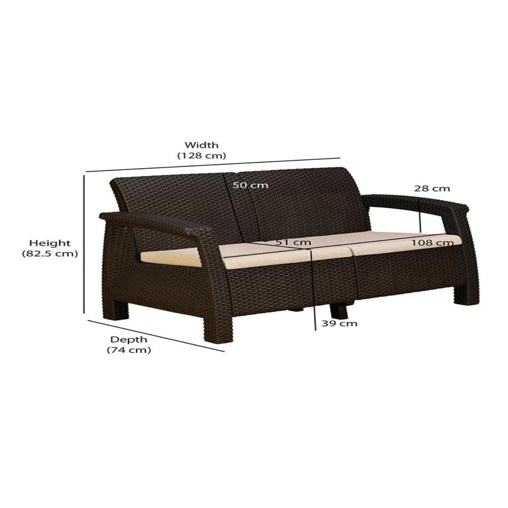 NILKAMAL GOA 2 SEATER SOFA 