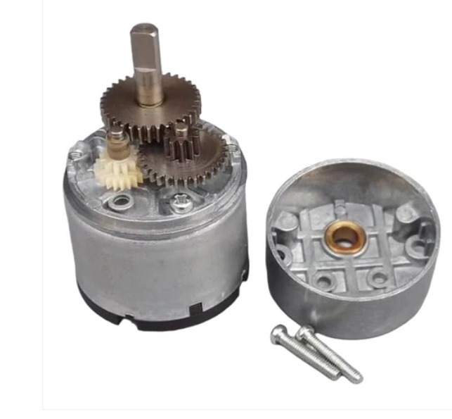 DC Gear Motor 33GB-520 12V Motor Speed Control Gear Motor High Torque 170-350RPM Gearbox Motor With Adjustable Speed Control For Industrial Applications