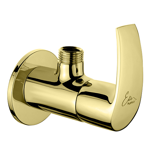 Gold Angle Valves - Color: Golden