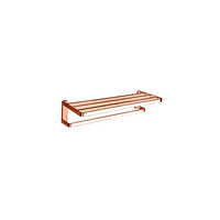 Plantex Fully Brass Smero Towel Rack - Color: Rose Gold