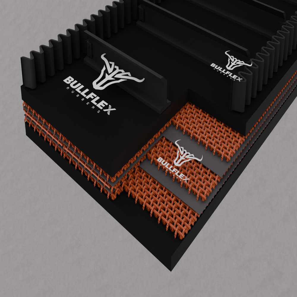 Corrugated Sidewall Conveyor Belt 