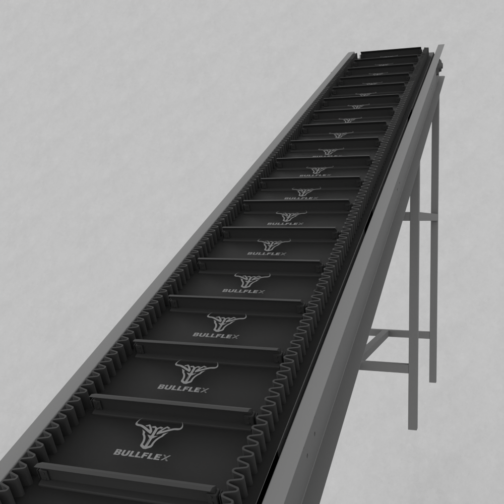 Corrugated Sidewall Conveyor Belt 