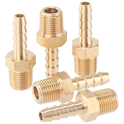 Brass Hose Nozzle - Color: Golden