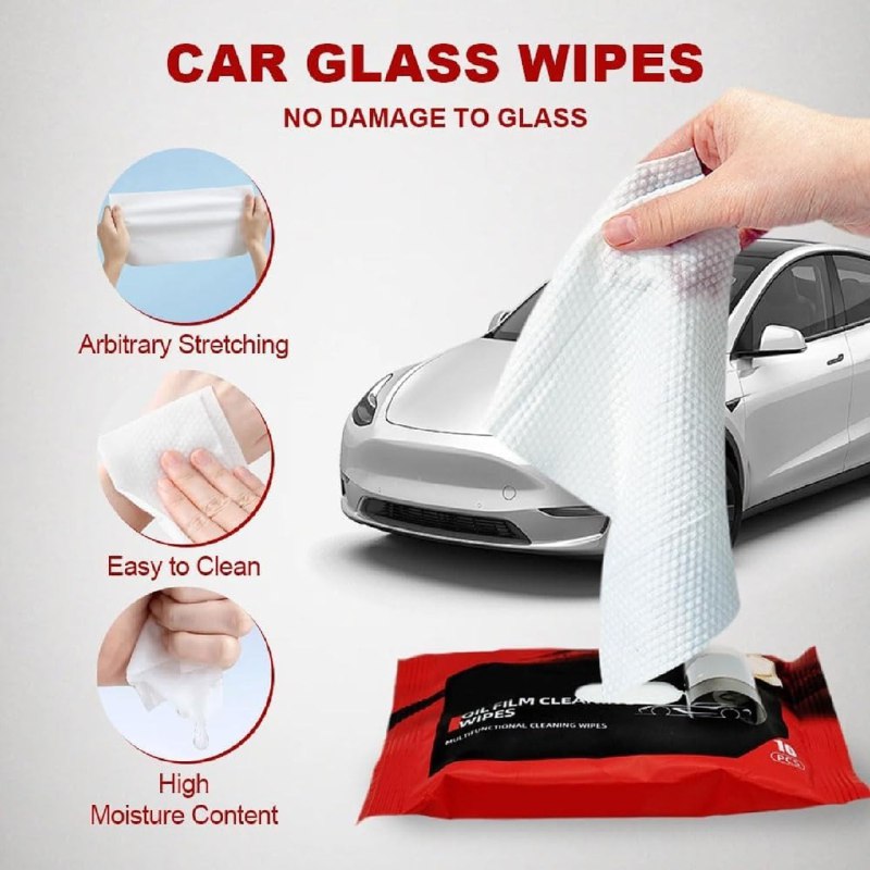 Car Glass Oil Film Removal Wipes 