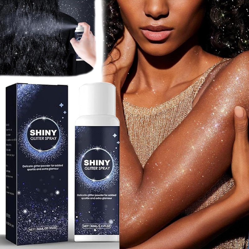 Professional Glitter Hair Spray - Color: White