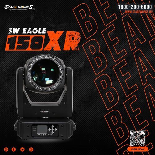 Auditorium SW LED 150W Beam Light - Moving Head with LED Circle