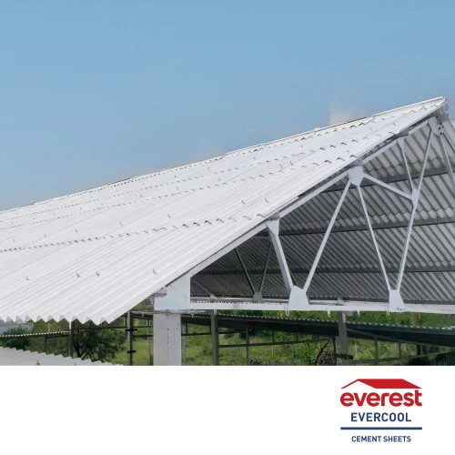 Everest Evercool Cool Roof Sheet - Color: White
