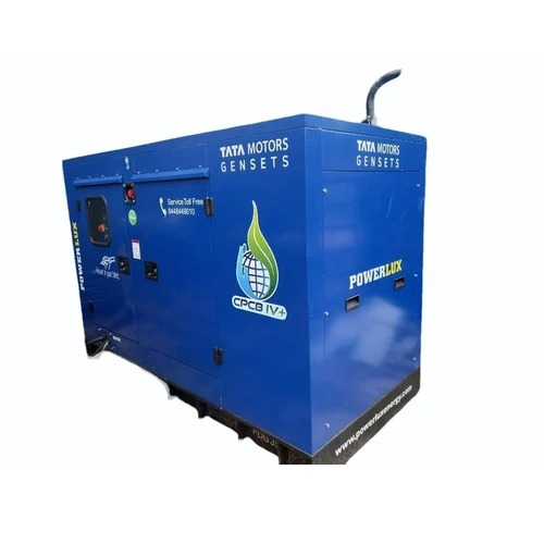 02_100Kva Tata Diesel Silent Generator - Color: Blue