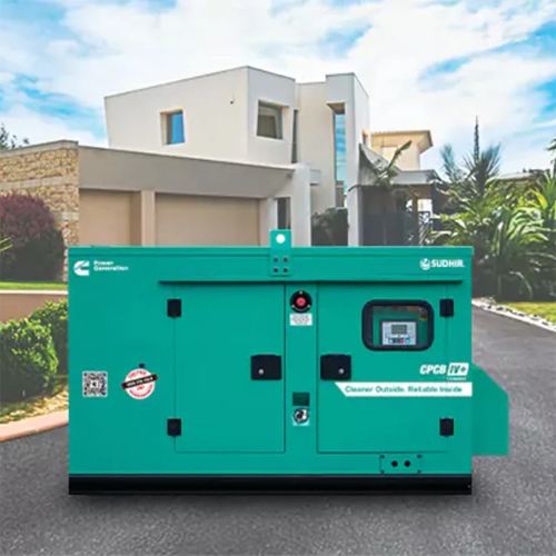 7.5Kva Sudhir Rlhp Diesel Gensets - Color: Green