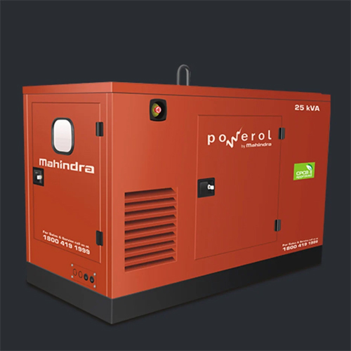 25Kva Mahindra Generator - Color: Red