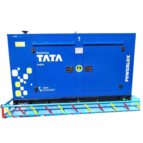 40Kva Tata Diesel Silent Generator - Color: Blue