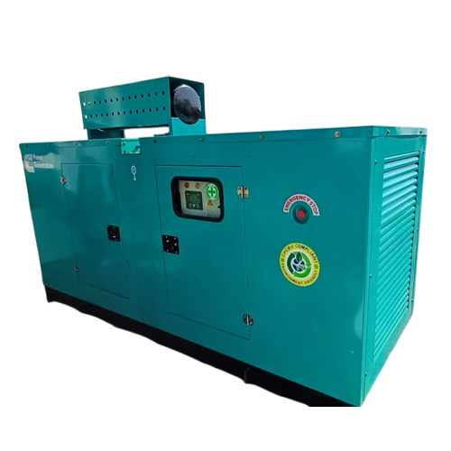 125Kva Used Cummins Generator - Color: Green