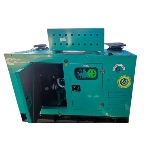30Kva Used Sudhir Cummins Generator - Color: Green