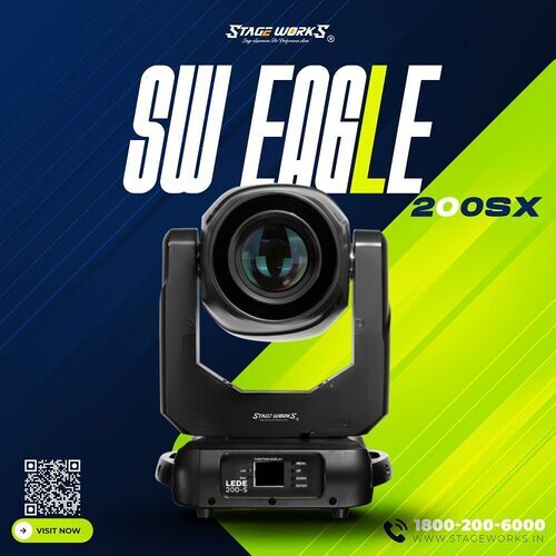 Auditorium SW LED Moving Head Spot - 200W High Power