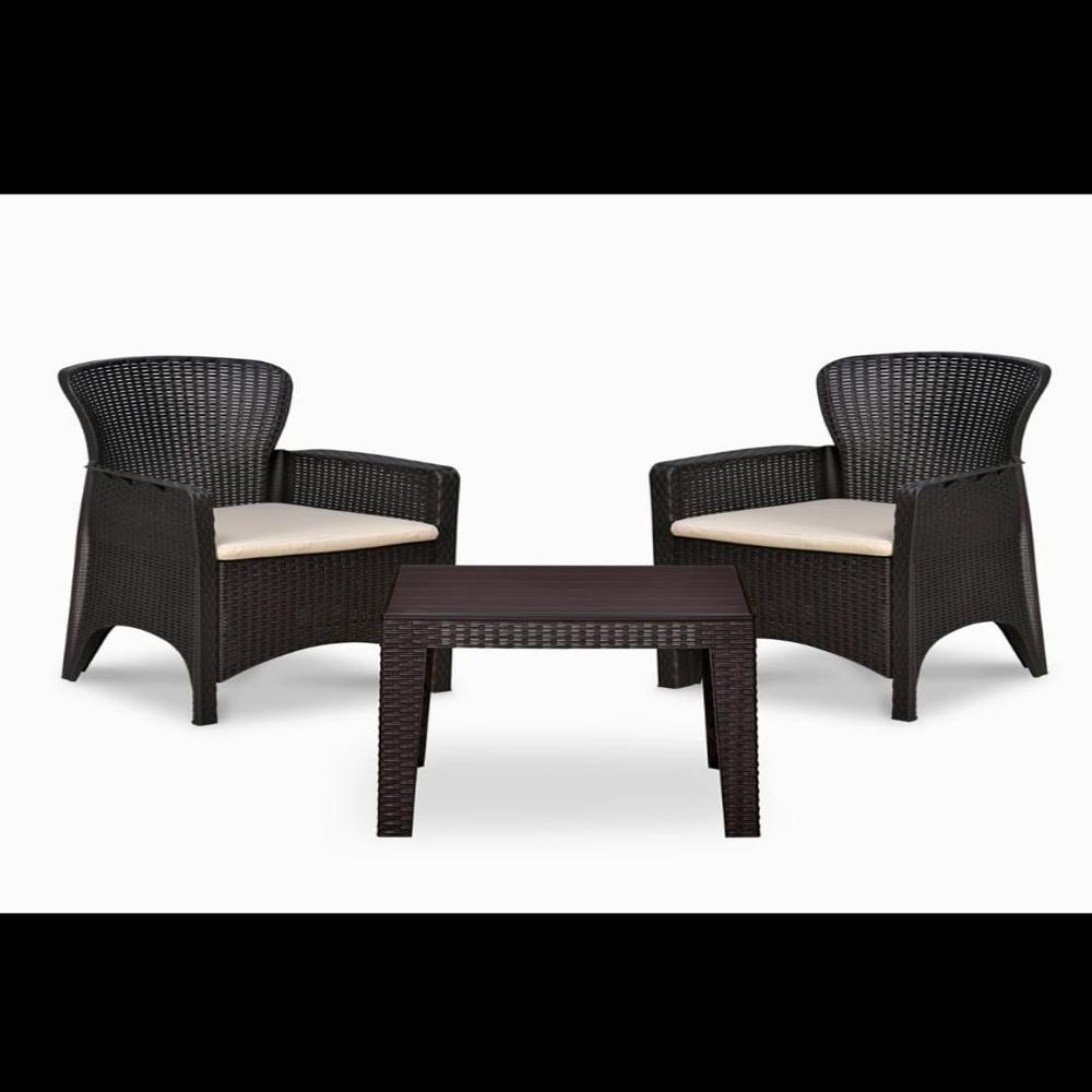 Nilkamal Breeze Outdoor Set - Color: Brown