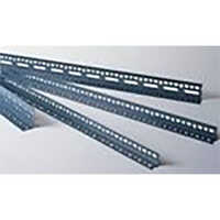 Slotted Angle - Mild Steel, Max. Load 20-40 Kg, Black Powder Coated Finish | Versatile Storage Solution For Industrial & Commercial Use