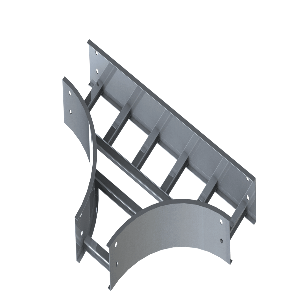 Horizontal Tee - Color: White