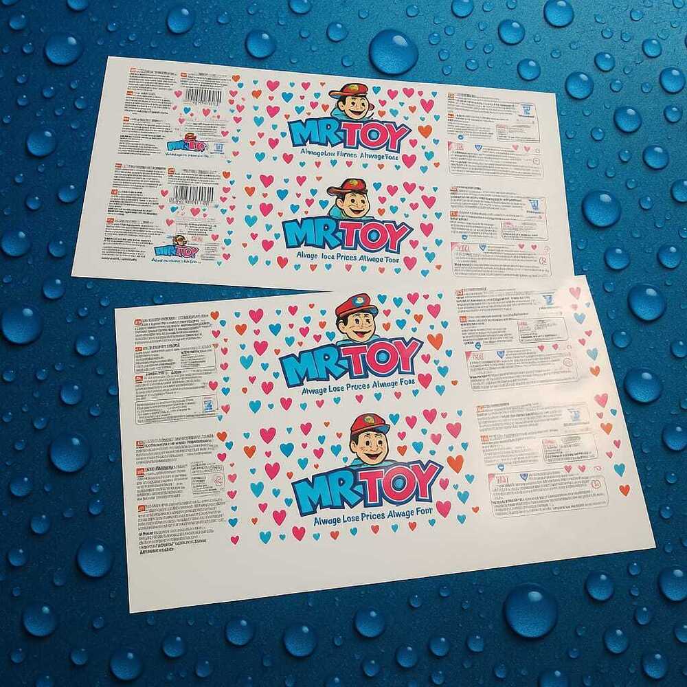Waterproof  Stickers - Coating Type: Glossy
